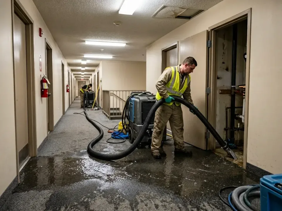 multi-unit-apartment-hallway-f-005 — frequently asked questions, Emergency Burst Pipe Water Extraction & Removal in Mount Wa…
